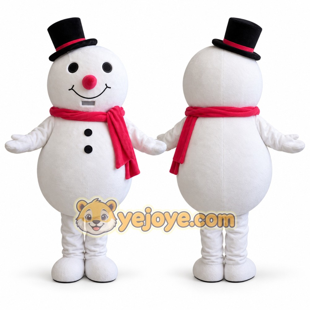 Cute Lightweight Snowman Mascot Costume