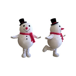 Cute Lightweight Snowman Mascot Costume