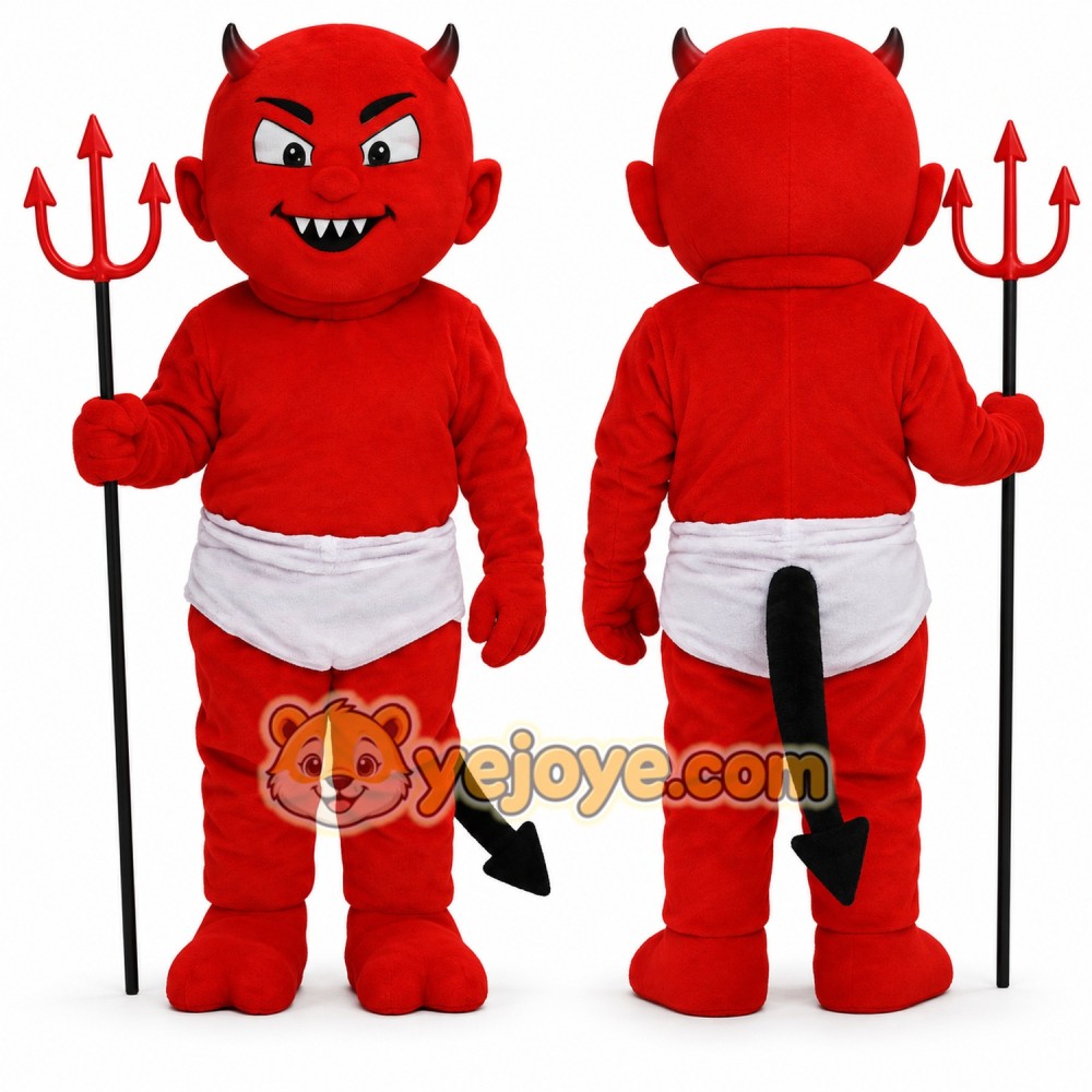 Red Devil Mascot Costume