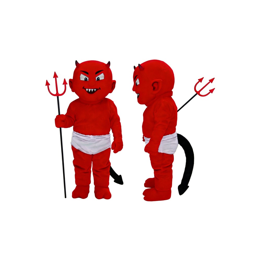 Red Devil Mascot Costume