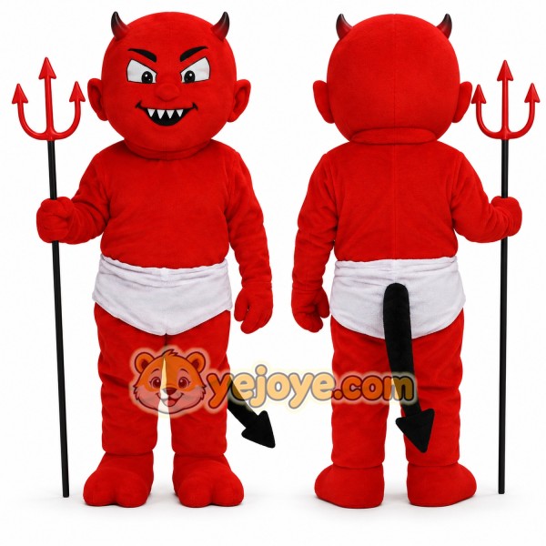 Red Devil Mascot Costume