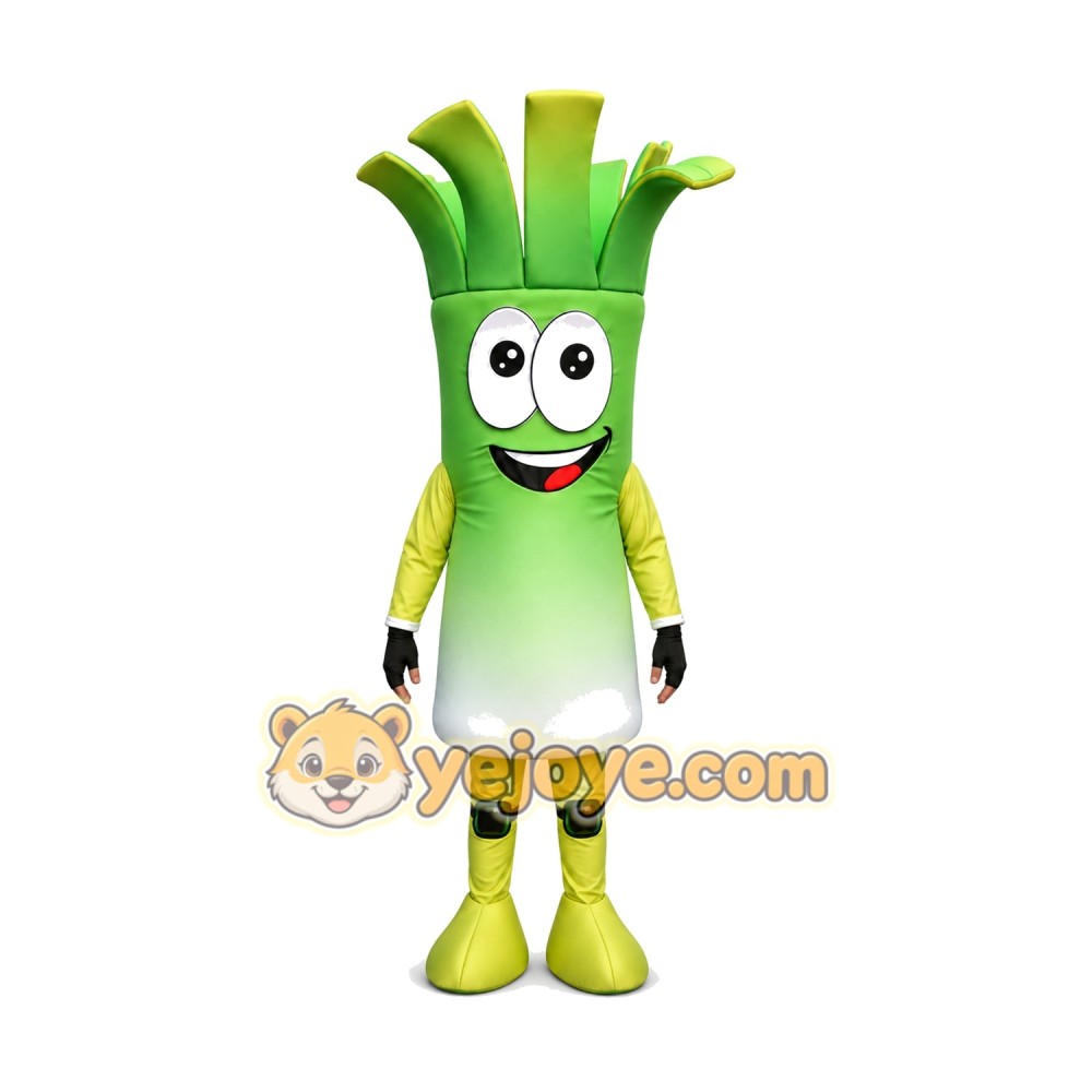 Scallion Mascot Costume Scallion Mascot Costume