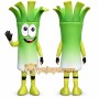 Scallion Mascot Costume