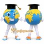Globe Mascot Costume