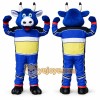 Blue Bull Mascot Costume Blue Bull Mascot Costume