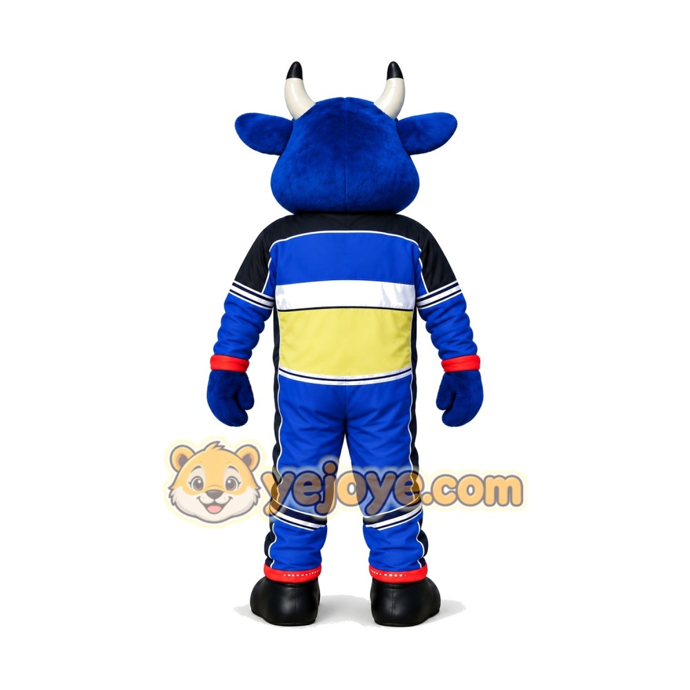 Blue Bull Mascot Costume Blue Bull Mascot Costume