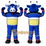 Blue Bull Mascot Costume