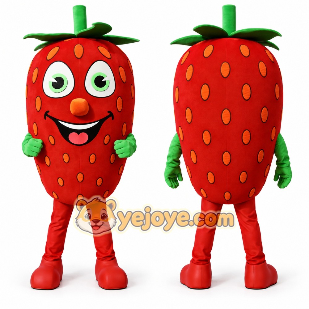 Strawberry Mascot Costume Strawberry Mascot Costume