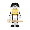 Cute White Black Dog Mascot Costume Cute White Black Dog Mascot Costume