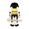 Cute White Black Dog Mascot Costume Cute White Black Dog Mascot Costume