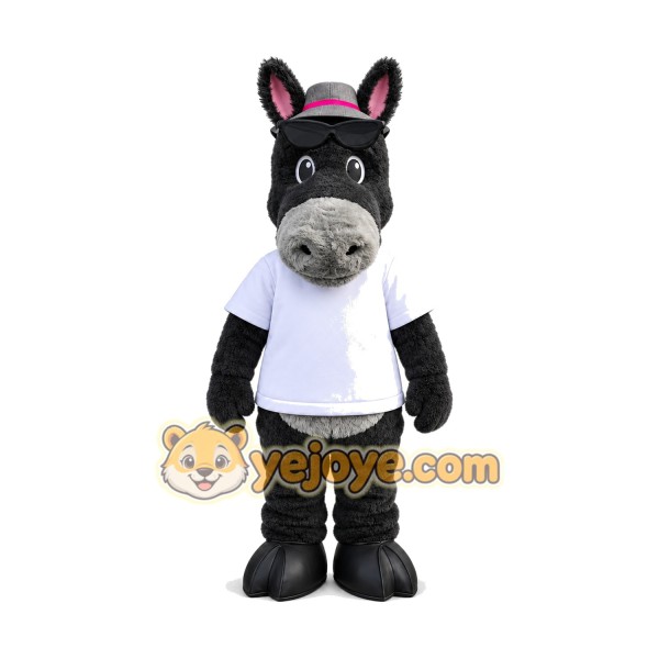 Cute Donkey Mascot Costume