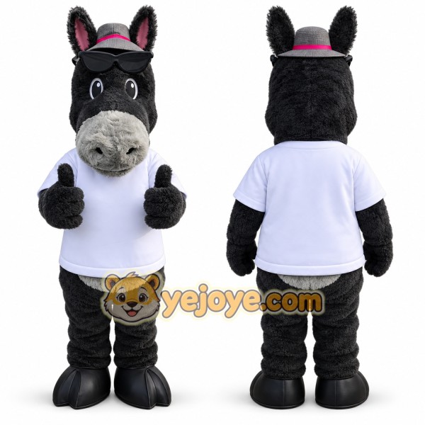 Cute Donkey Mascot Costume