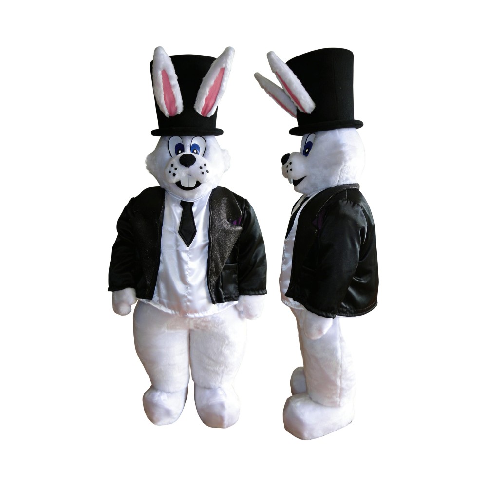 Cute White Rabbit Mascot Costume
