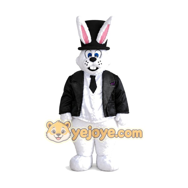 Cute White Rabbit Mascot Costume