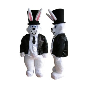 Cute White Rabbit Mascot Costume