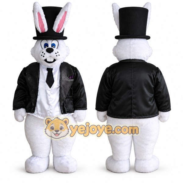 Cute White Rabbit Mascot Costume