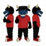 Sport Blue Bull Mascot Costume