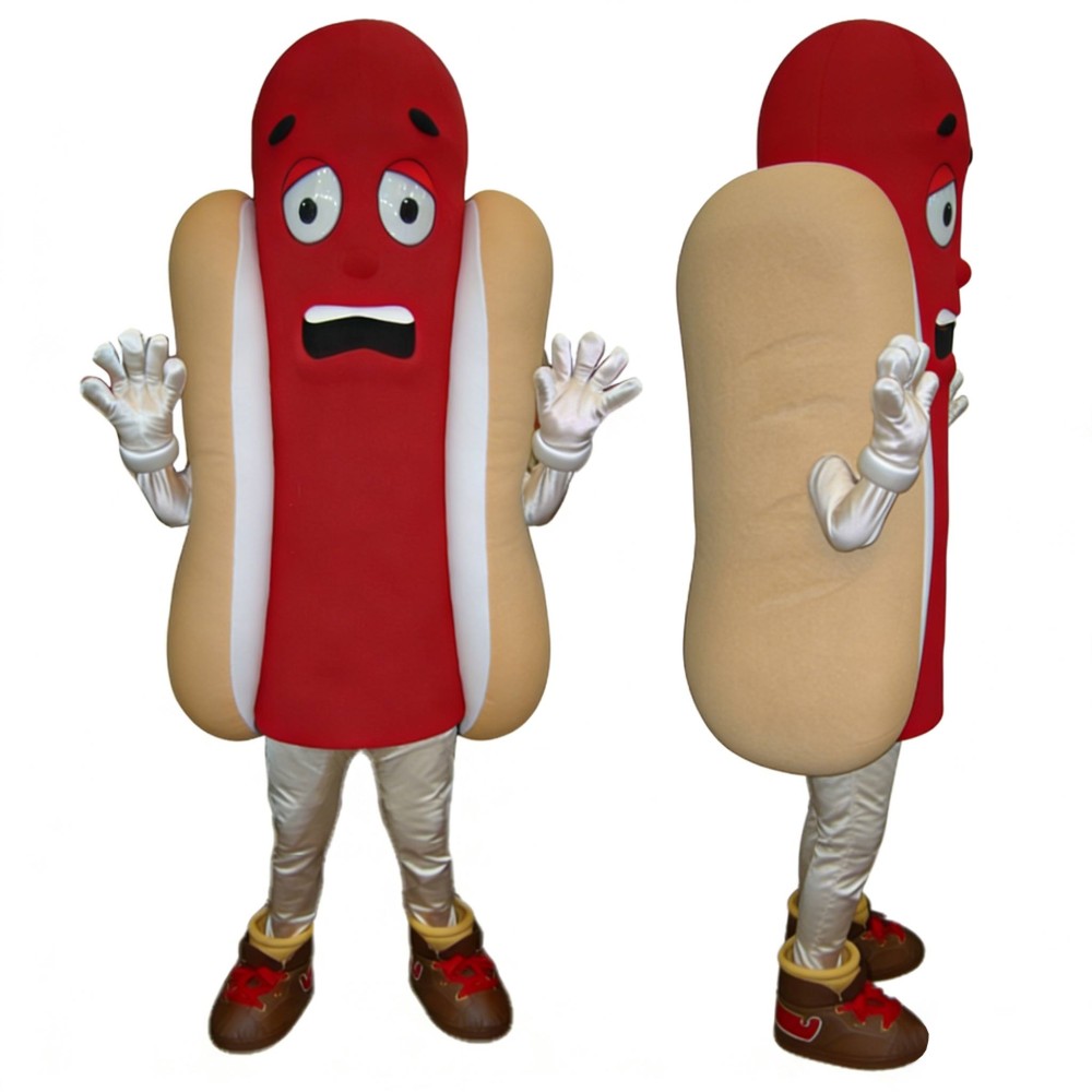 Funny Hot Dog Mascot Costume