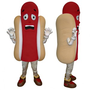 Funny Hot Dog Mascot Costume