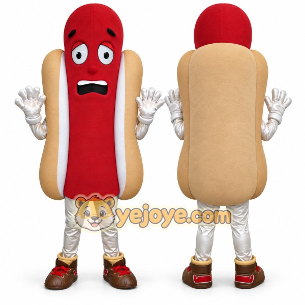 Funny Hot Dog Mascot Costume