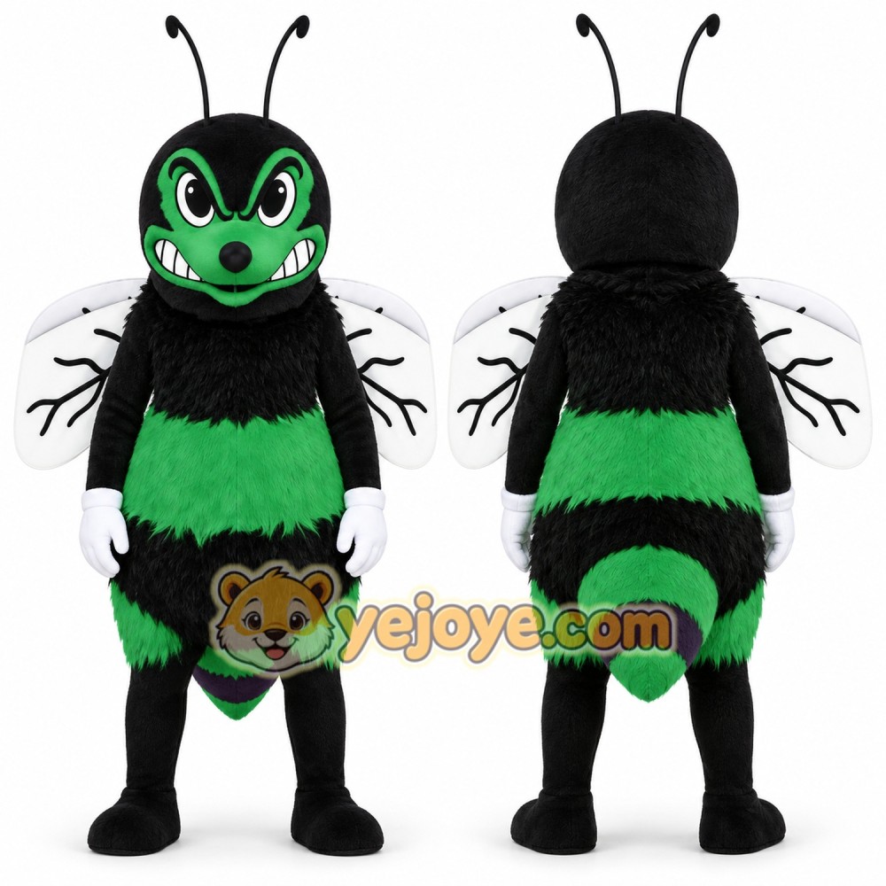 Green Lightweight Hornet Mascot Costume Green Lightweight Hornet Mascot Costume