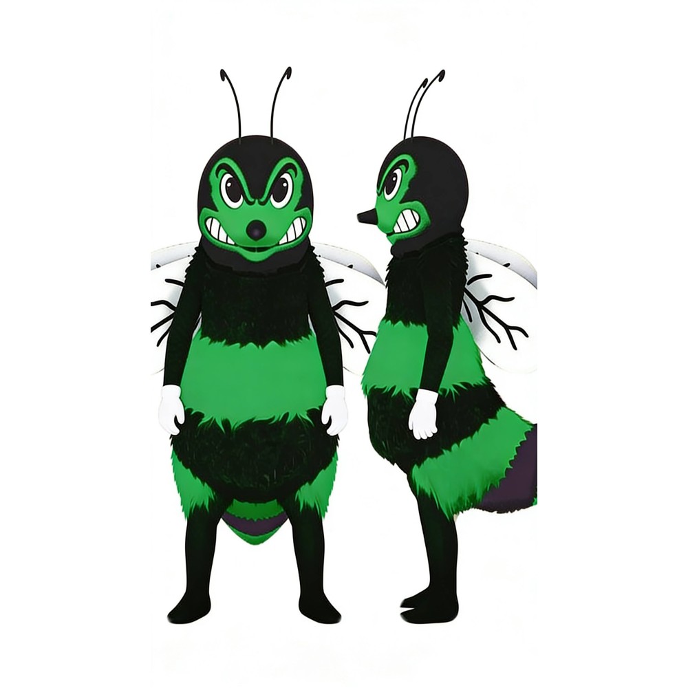 Green Lightweight Hornet Mascot Costume