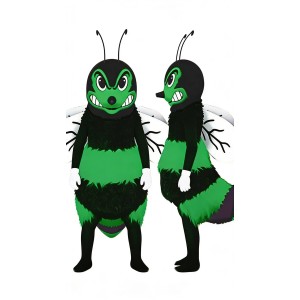 Green Lightweight Hornet Mascot Costume