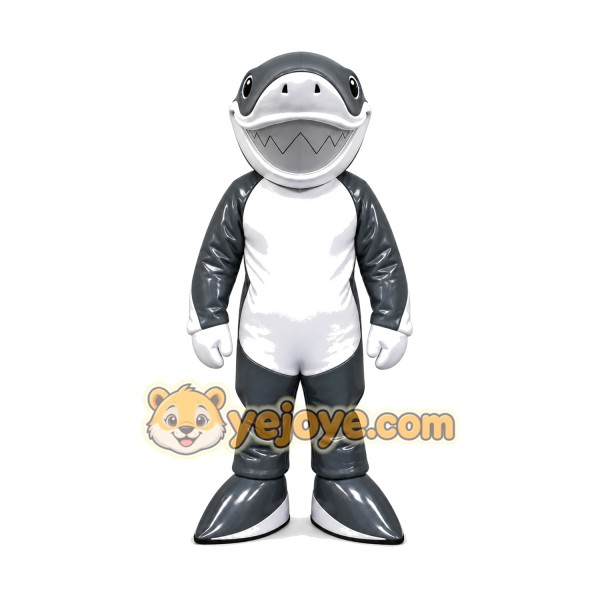 Happy Lightweight Shark Mascot Costume