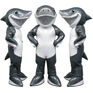 Happy Lightweight Shark Mascot Costume