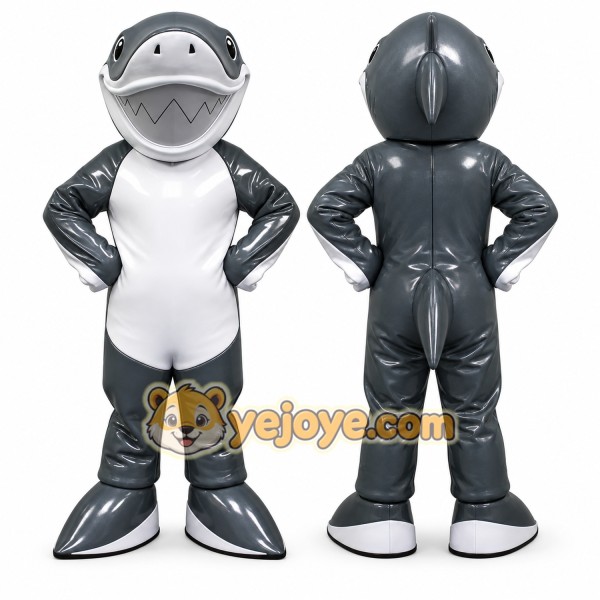 Happy Lightweight Shark Mascot Costume