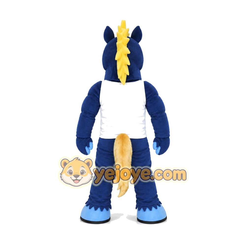 Sport Lightweight Blue Horse Mascot Costume Sport Lightweight Blue Horse Mascot Costume