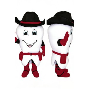 Happy Tooth Mascot Costume