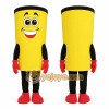 Happy Yellow Cup Mascot Costume