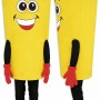 Happy Yellow Cup Mascot Costume