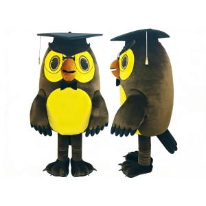 Happy Owl Mascot Costume