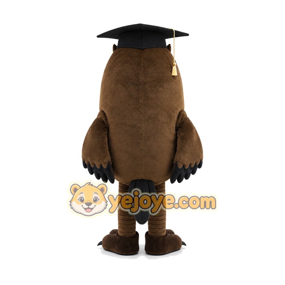 Happy Owl Mascot Costume Happy Owl Mascot Costume
