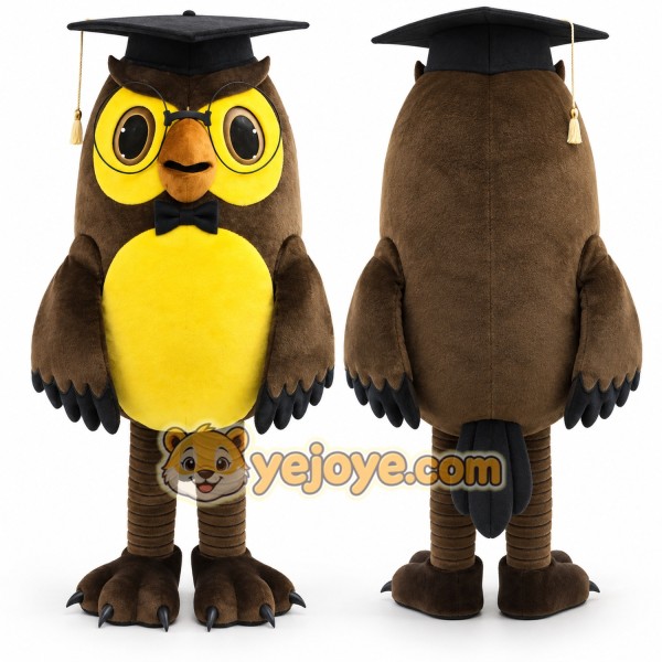 Happy Owl Mascot Costume