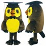 Happy Owl Mascot Costume