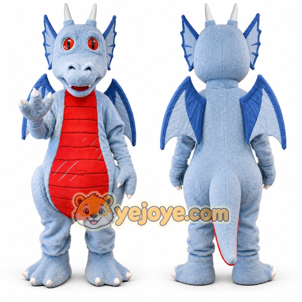 Friendly Dragon Mascot Costume Friendly Dragon Mascot Costume