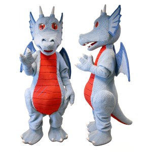 Friendly Dragon Mascot Costume