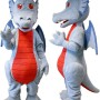 Friendly Dragon Mascot Costume