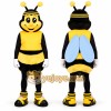 Happy Yellow Bee Mascot Costume