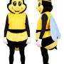 Happy Yellow Bee Mascot Costume
