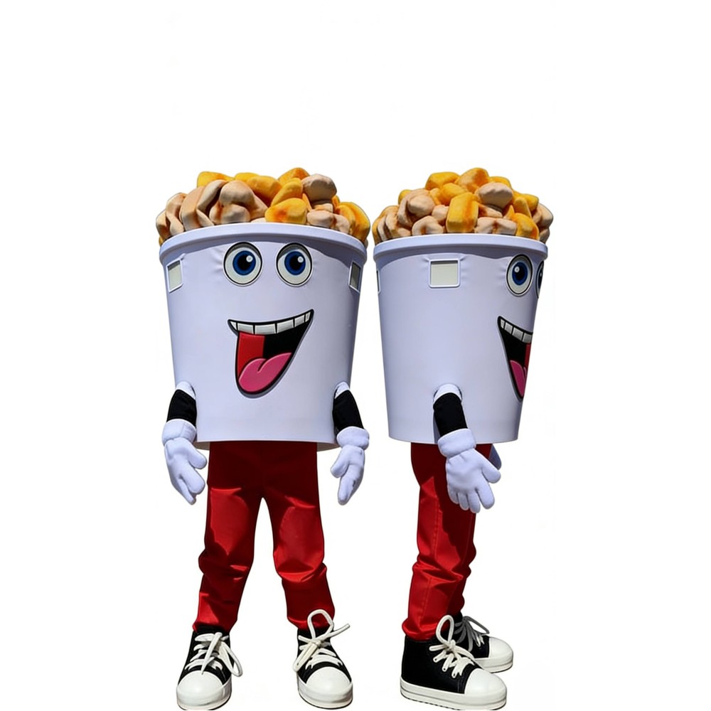 Popcorn Cup Mascot Costume