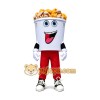 Popcorn Cup Mascot Costume Popcorn Cup Mascot Costume