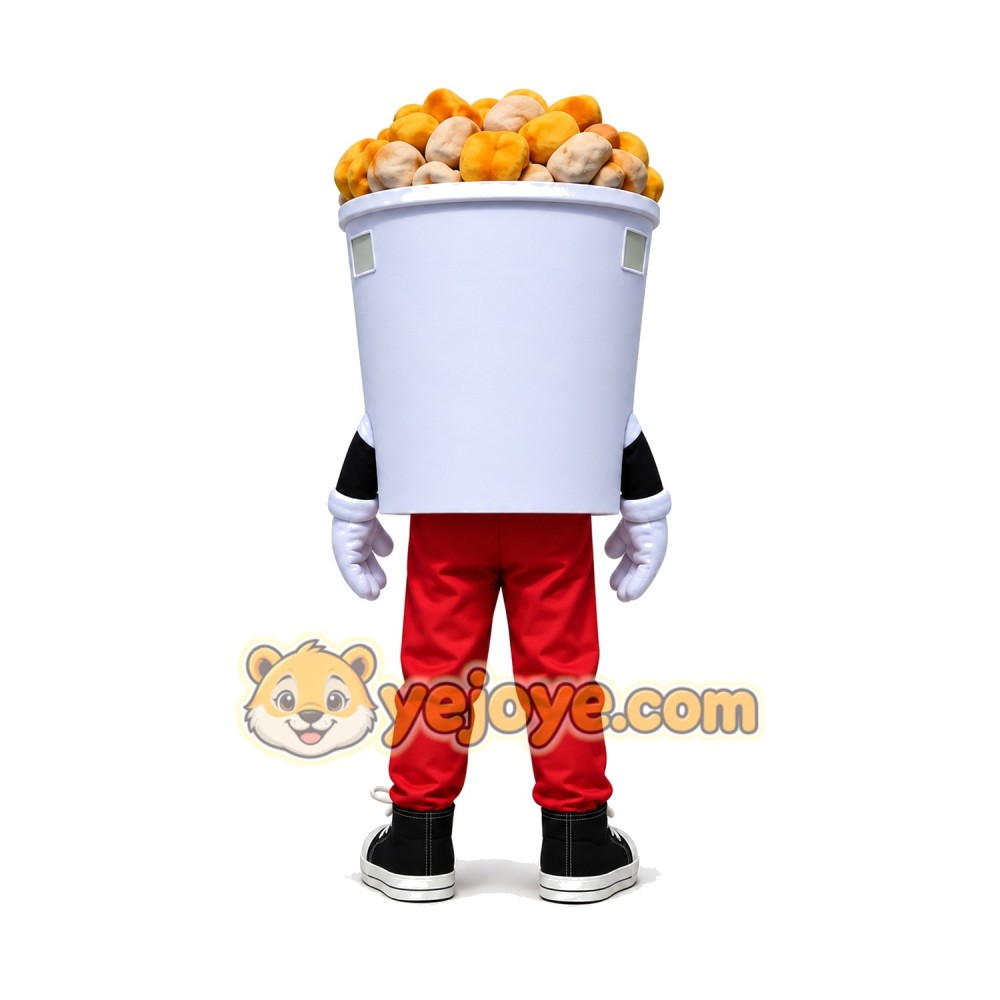Popcorn Cup Mascot Costume Popcorn Cup Mascot Costume