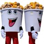 Popcorn Cup Mascot Costume
