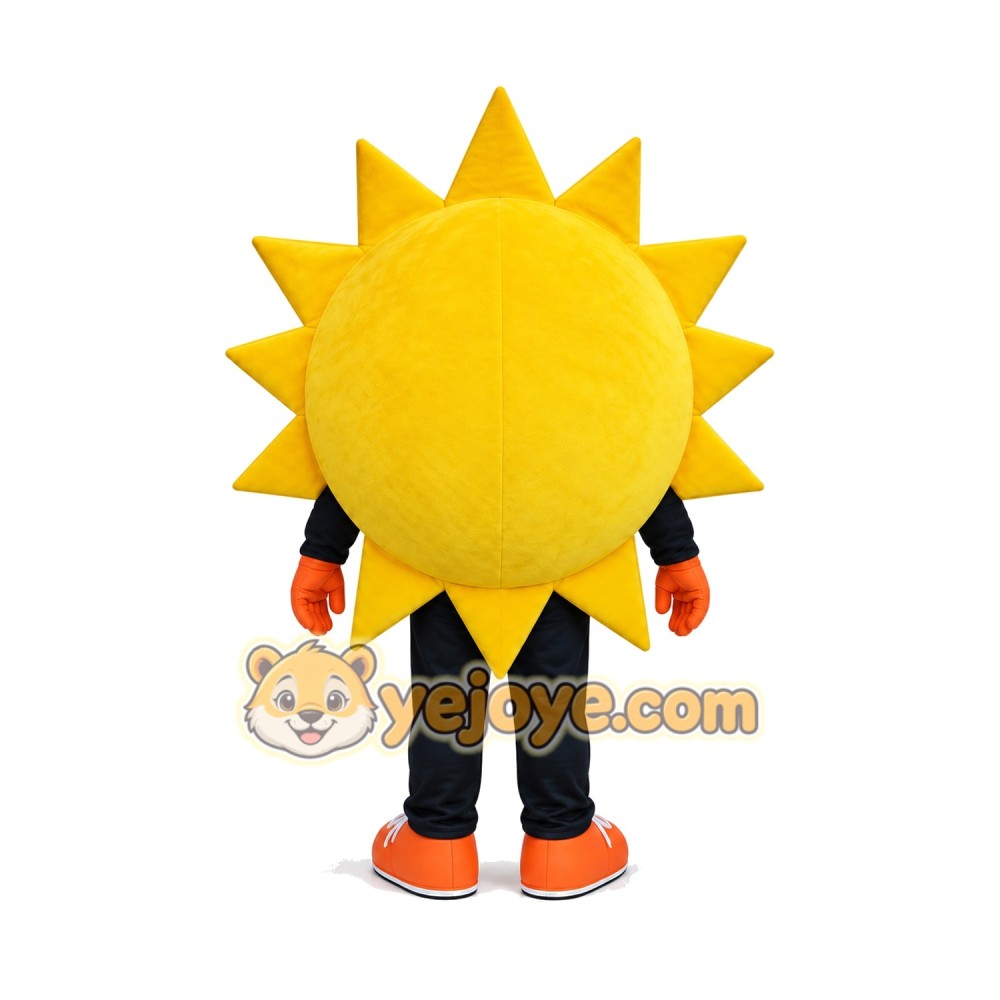 Sun Mascot Costume with Sunglasses