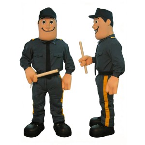 Policeman Mascot Costume