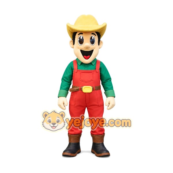 Happy Cowboy Mascot Costume